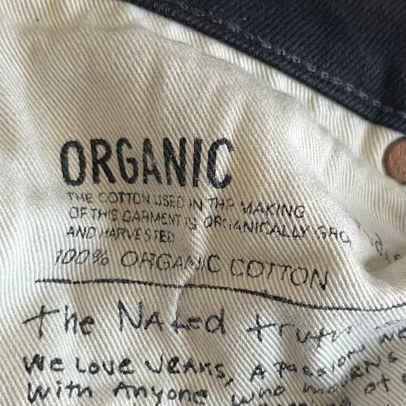 Nudie Jeans Men Brute Knut Jeans 29X28 Dry Cold Black Organic Casual Minimalist - Picture 10 of 10